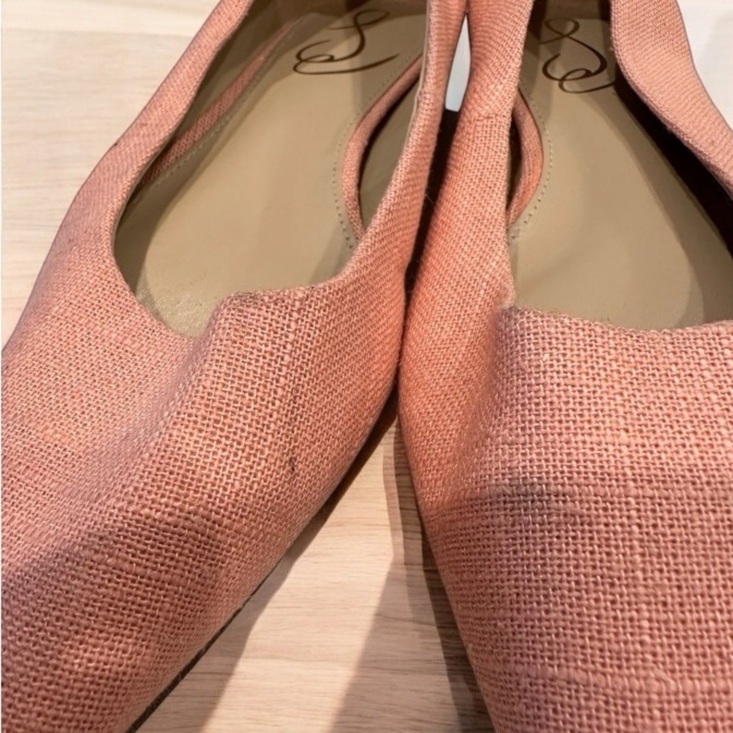 Sam Edelman Wanda Canyon Clay Pointed Toe Slip On Flats Shoes S6.5