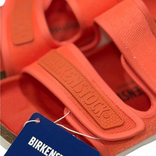 Birkenstock Delft Coral Double Strap Microfiber Sandals Size EU Woman 35
