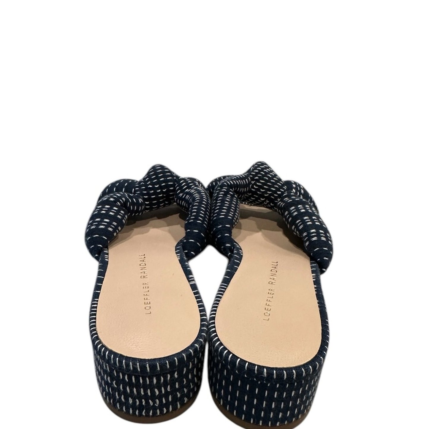 Loeffler Randall Women's Emilia Pleated Bow Sandals Size 7B