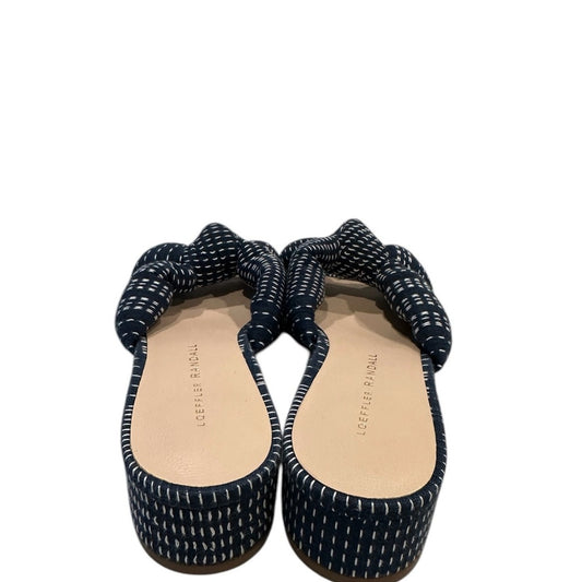 Loeffler Randall Women's Emilia Pleated Bow Sandals Size 7B