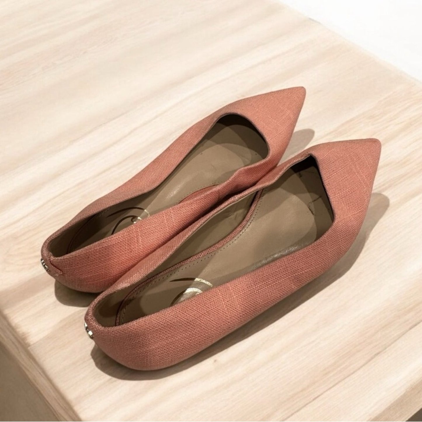 Sam Edelman Wanda Canyon Clay Pointed Toe Slip On Flats Shoes S6.5