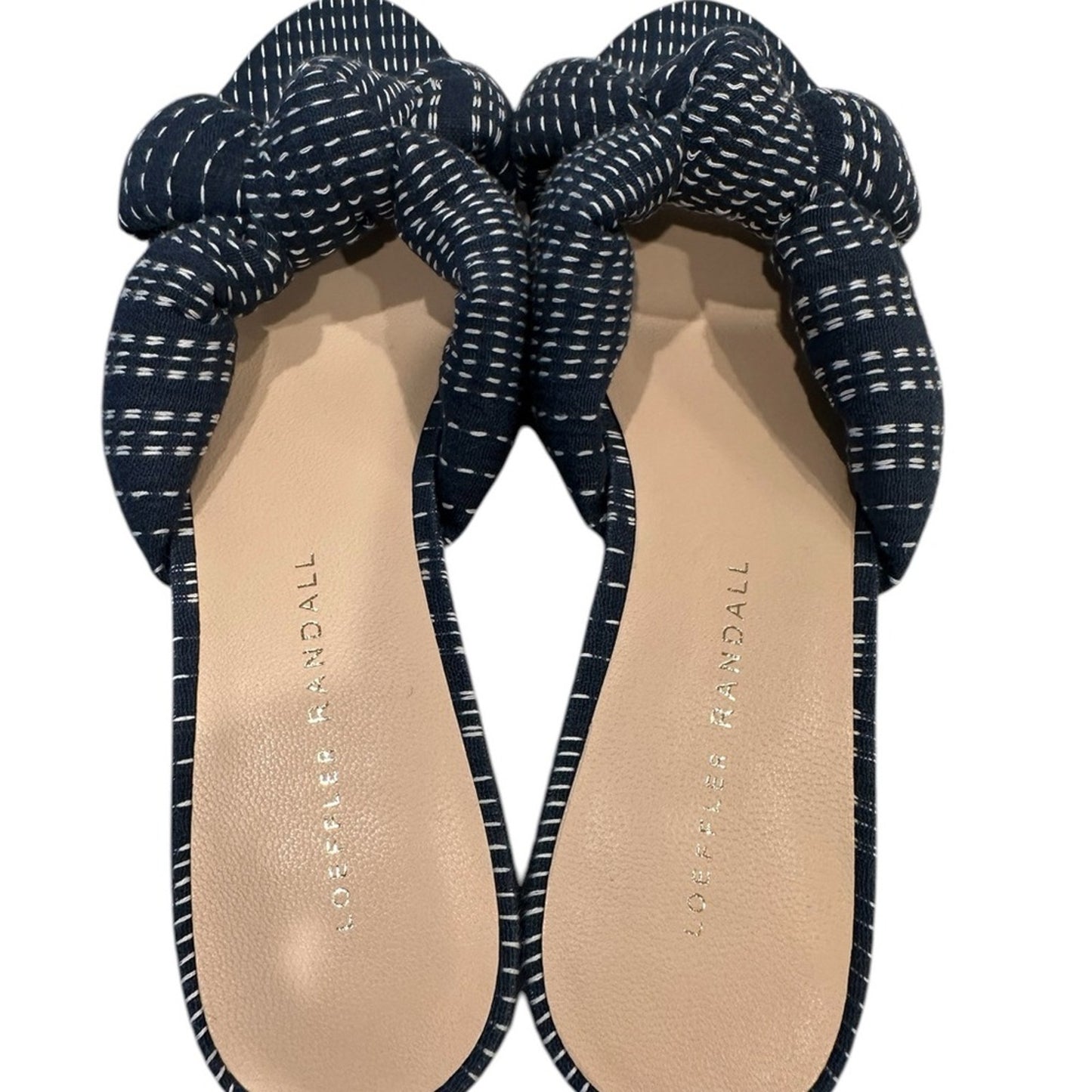 Loeffler Randall Women's Emilia Pleated Bow Sandals Size 7B