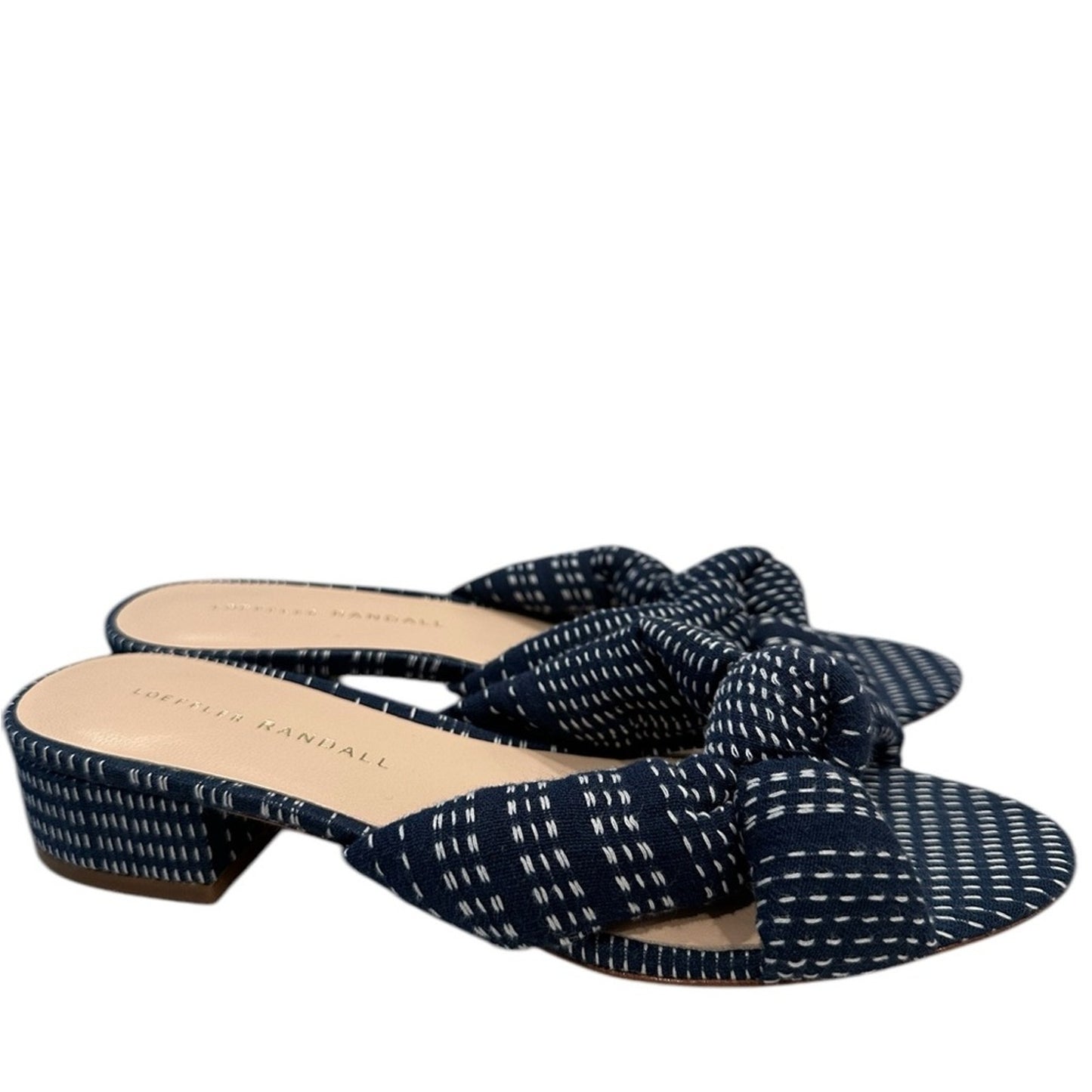 Loeffler Randall Women's Emilia Pleated Bow Sandals Size 7B