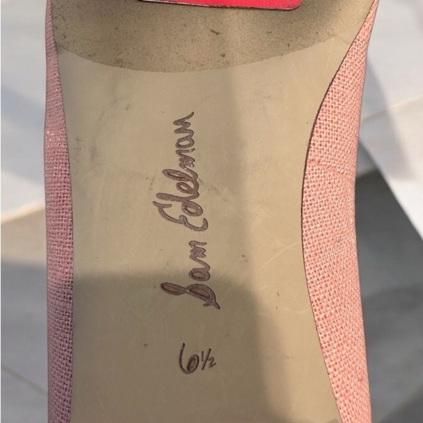 Sam Edelman Wanda Canyon Clay Pointed Toe Slip On Flats Shoes S6.5